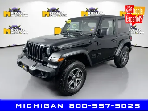 Black 2021 Jeep Wrangler Sport S for sale in Michigan Center, MI
