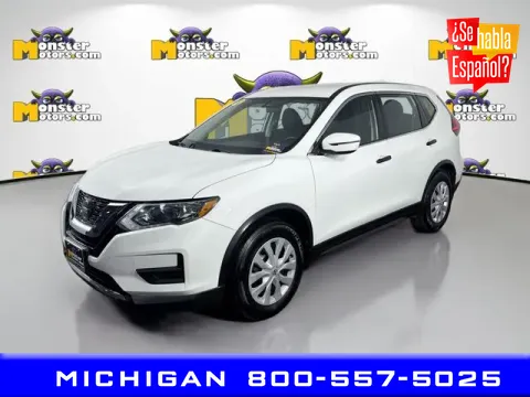 White 2018 Nissan Rogue S for sale in Michigan Center, MI