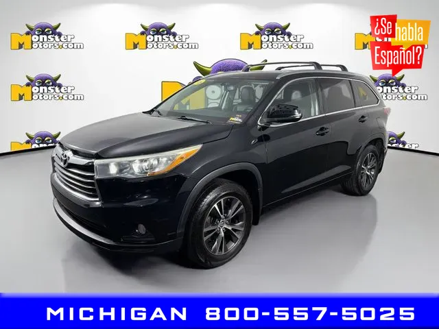 2016 Toyota Highlander XLE V6 for sale in Michigan Center, MI