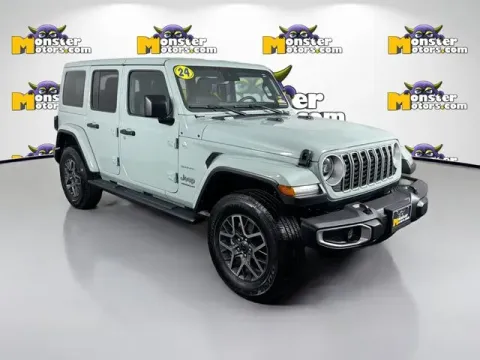 Another view of 2024 Jeep Wrangler Sahara for sale in Michigan Center, MI at Monster Motors - Jackson, MI