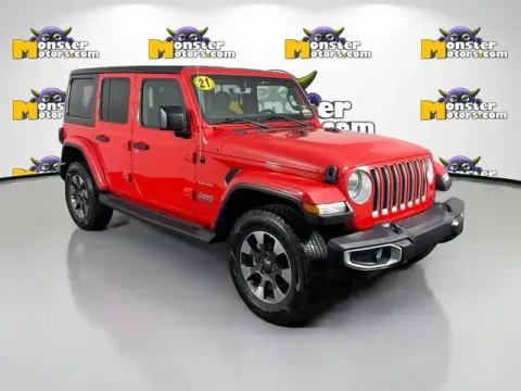 Another view of 2021 Jeep Wrangler Unlimited Sahara for sale in Michigan Center, MI at Monster Motors - Jackson, MI