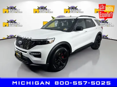 White 2024 Ford Explorer ST for sale in Michigan Center, MI