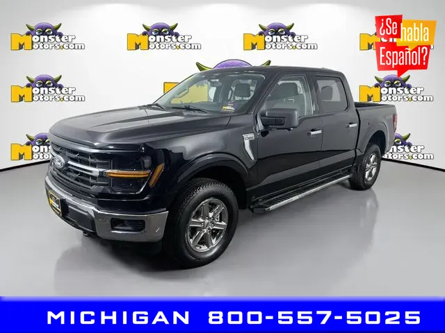 Black 2024 Ford F-150 XLT for sale in Michigan Center, MI