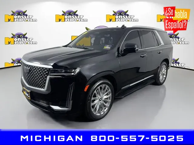 Black 2022 Cadillac Escalade Premium Luxury for sale in Michigan Center, MI