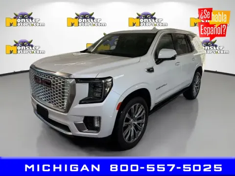 Blue 2021 GMC Yukon Denali for sale in Michigan Center, MI