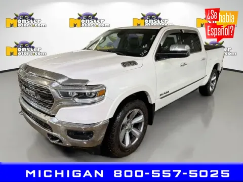 White 2019 Ram 1500 Limited for sale in Michigan Center, MI