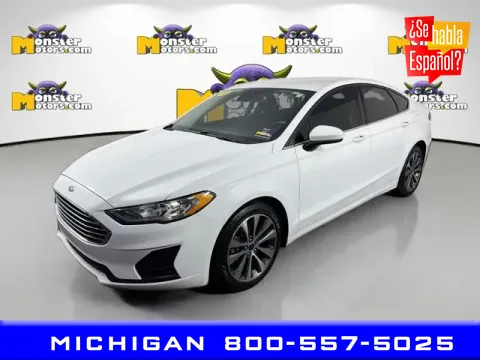 White 2020 Ford Fusion SE for sale in Michigan Center, MI