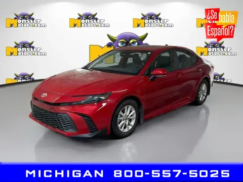 Red 2025 Toyota Camry SE for sale in Michigan Center, MI