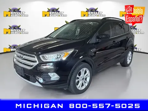 Black 2018 Ford Escape SEL for sale in Michigan Center, MI