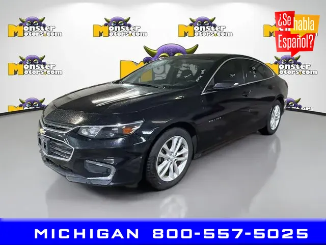 Black 2016 Chevrolet Malibu LT for sale in Michigan Center, MI