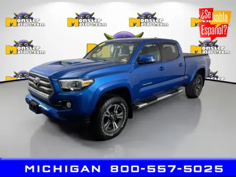 Blue 2016 Toyota Tacoma SR5 for sale in Michigan Center, MI