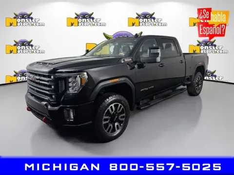 Black 2022 GMC Sierra 2500HD AT4 for sale in Michigan Center, MI