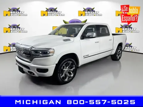 White 2022 Ram 1500 Limited for sale in Michigan Center, MI