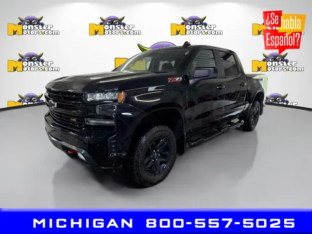 Black 2019 Chevrolet Silverado 1500 LT Trail Boss for sale in Michigan Center, MI