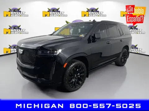 Black 2023 Cadillac Escalade Sport Platinum for sale in Michigan Center, MI