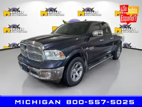 Blue 2018 Ram 1500 Laramie for sale in Michigan Center, MI