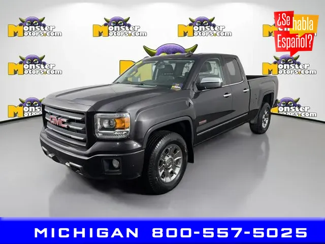 Blue 2015 GMC Sierra 1500 SLT for sale in Michigan Center, MI
