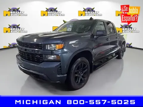 Gray 2020 Chevrolet Silverado 1500 Custom for sale in Michigan Center, MI