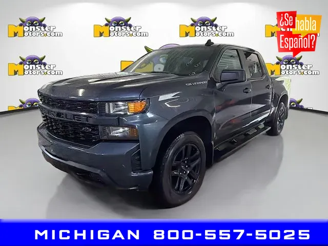Gray 2020 Chevrolet Silverado 1500 Custom for sale in Michigan Center, MI