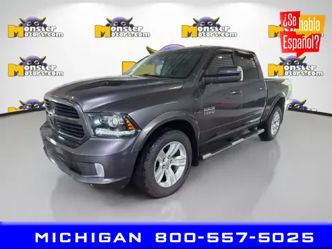 Gray 2017 Ram 1500 Sport for sale in Michigan Center, MI