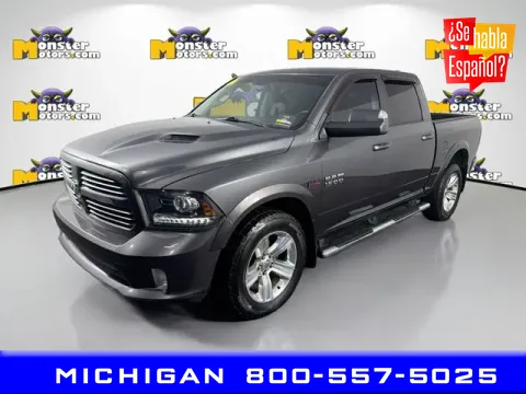Gray 2017 Ram 1500 Sport for sale in Michigan Center, MI
