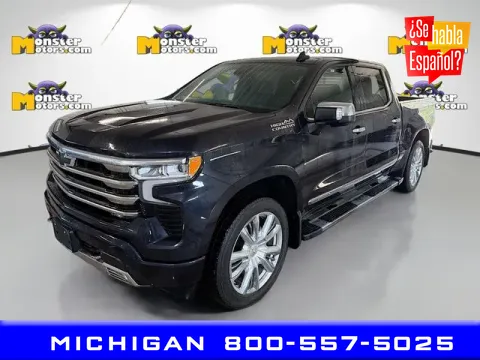 Blue 2023 Chevrolet Silverado 1500 High Country for sale in Michigan Center, MI