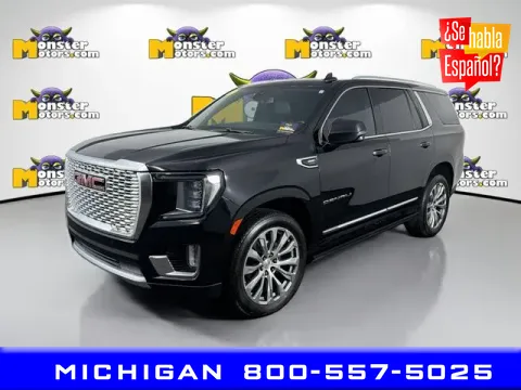 Black 2021 GMC Yukon Denali for sale in Michigan Center, MI