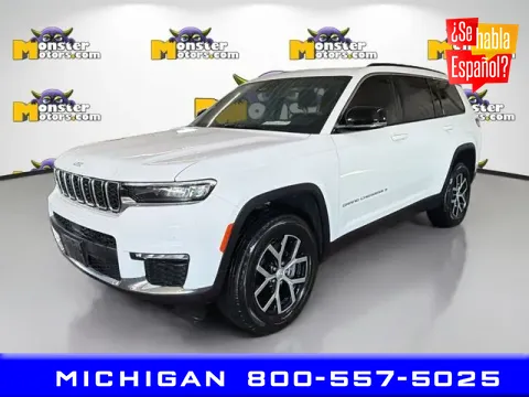 Gray 2024 Jeep Grand Cherokee L Limited for sale in Michigan Center, MI