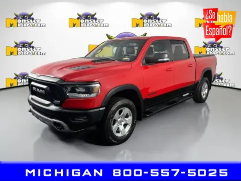 Red 2022 Ram 1500 Rebel for sale in Michigan Center, MI