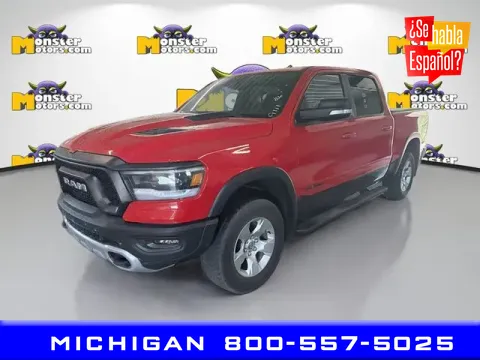 Red 2022 Ram 1500 Rebel for sale in Michigan Center, MI