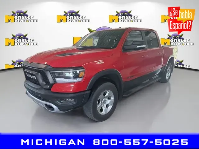 Red 2022 Ram 1500 Rebel for sale in Michigan Center, MI
