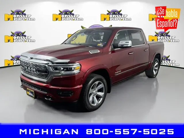Red 2020 Ram 1500 Limited for sale in Michigan Center, MI