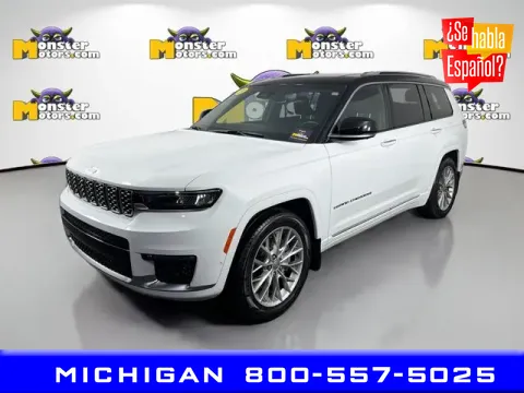 Yellow 2023 Jeep Grand Cherokee L Summit for sale in Michigan Center, MI