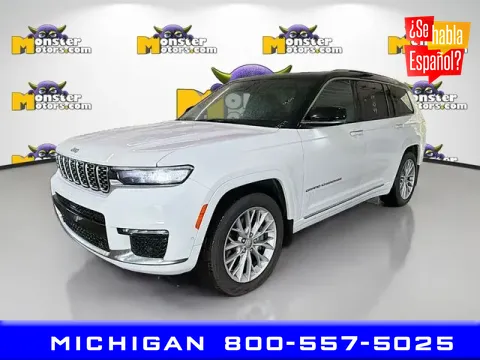 Yellow 2023 Jeep Grand Cherokee L Summit for sale in Michigan Center, MI