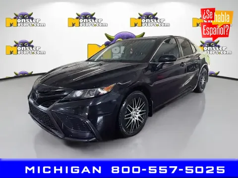 Black 2021 Toyota Camry for sale in Michigan Center, MI