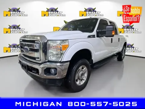 White 2016 Ford F-250SD XLT for sale in Michigan Center, MI