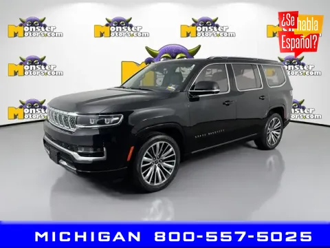 Black 2022 Jeep Grand Wagoneer Series III for sale in Michigan Center, MI