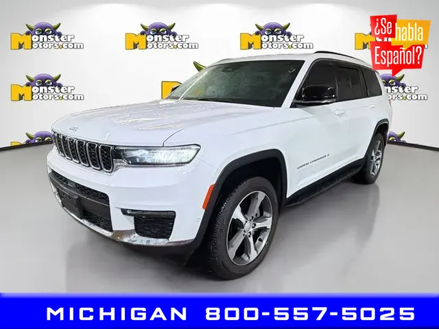 Gray 2024 Jeep Grand Cherokee L Limited for sale in Michigan Center, MI