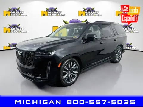 Black 2022 Cadillac Escalade Sport Platinum for sale in Michigan Center, MI