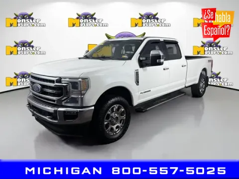 Silver 2020 Ford F-250SD Lariat for sale in Michigan Center, MI