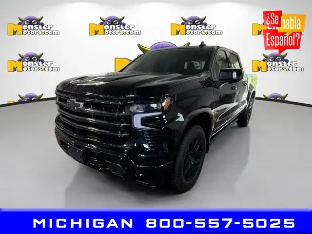 Black 2024 Chevrolet Silverado 1500 High Country for sale in Michigan Center, MI