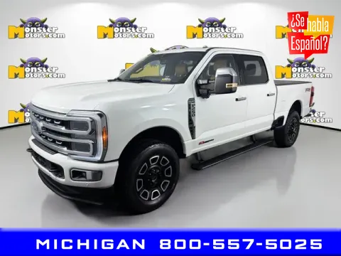 Blue 2023 Ford F-250SD Platinum for sale in Michigan Center, MI