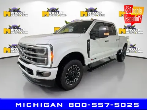 Blue 2023 Ford F-250SD Platinum for sale in Michigan Center, MI