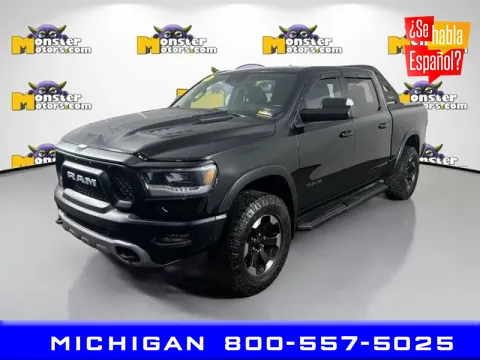 Black 2022 Ram 1500 Rebel for sale in Michigan Center, MI