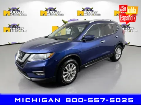 Blue 2020 Nissan Rogue SV for sale in Michigan Center, MI
