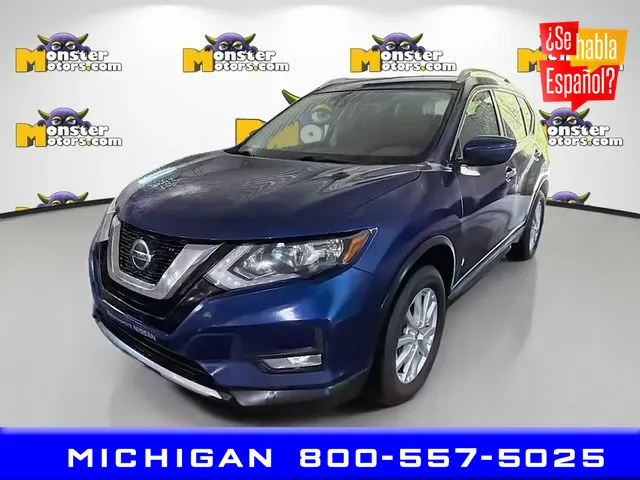 Blue 2020 Nissan Rogue SV for sale in Michigan Center, MI