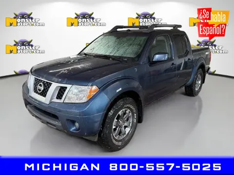 Blue 2016 Nissan Frontier PRO-4X for sale in Michigan Center, MI