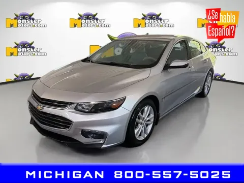 Silver 2017 Chevrolet Malibu LT for sale in Michigan Center, MI
