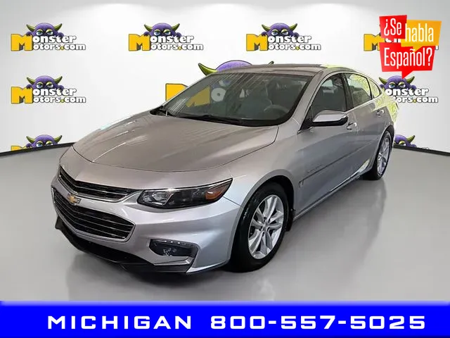 Silver 2017 Chevrolet Malibu LT for sale in Michigan Center, MI