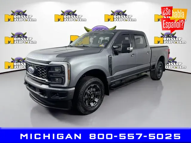 Gray 2024 Ford F-250SD Lariat for sale in Michigan Center, MI